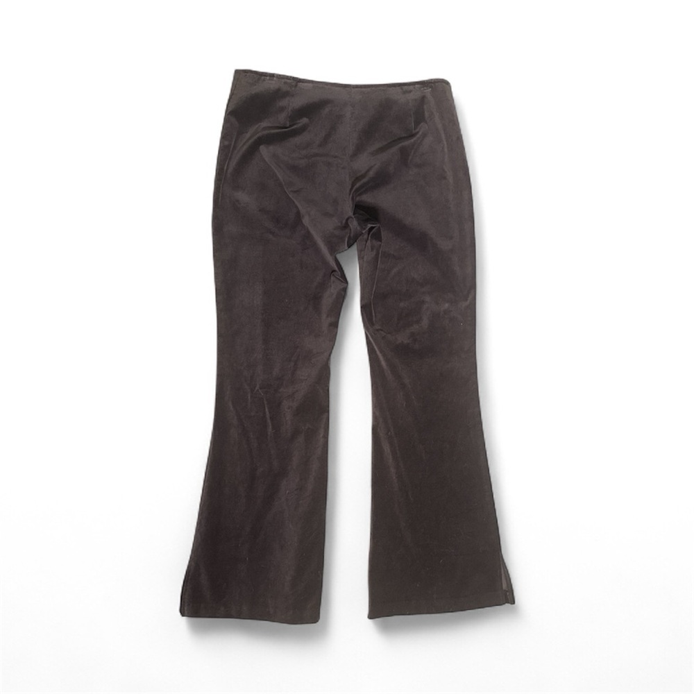Y2K Vintage Mandee Brown flare velour pants Western Boho